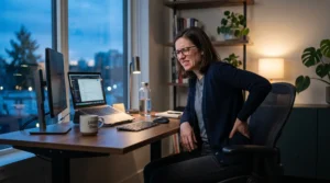 lower back pain from sitting at desk