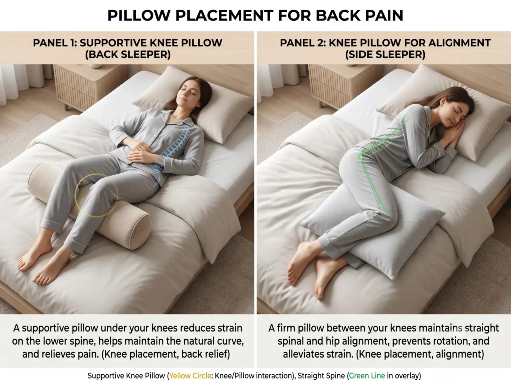 sleeping position for lower back pain relief