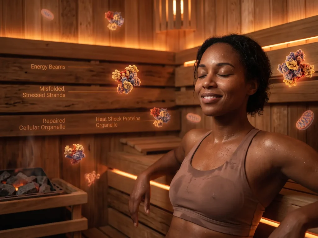 heat shock proteins sauna