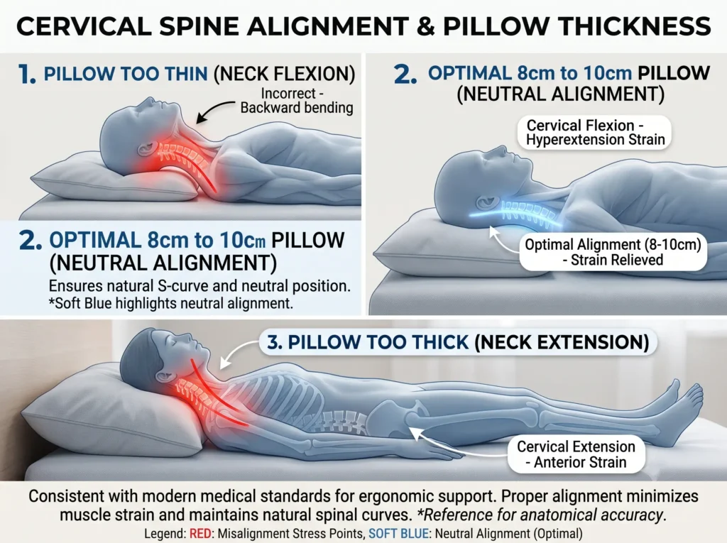 cervical pillow vs normal pillow for posture